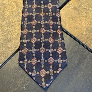 VTG Halston imported silk tie